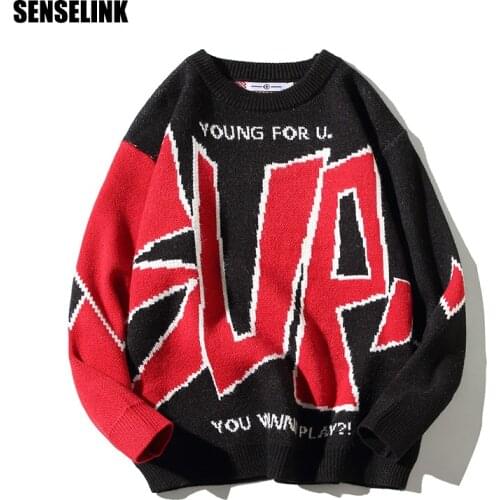 Men Clothing 2020 Fashion Street Style Casual Warm Sweater Sweatshirts For Men Knitted Winter Brand Clothes Crewneck Pullover5XL