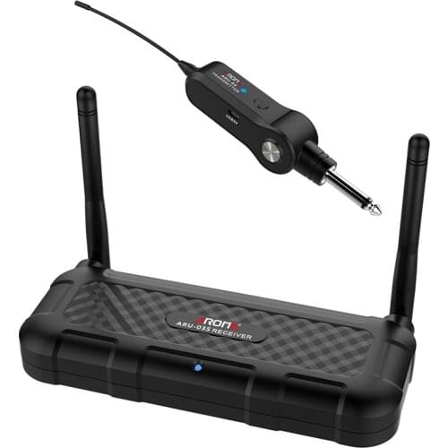 New AROMA ARU-03S UHF Wireless Guitar Transmitter Receiver True Diversity Audio Transmission System