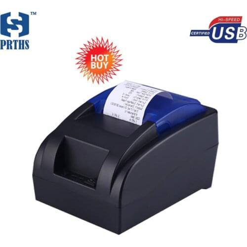 New USB thermal printer with EU/US/UK plug 58mm paper roll pos printer machine hot sale for store, supermarket HS-58HU