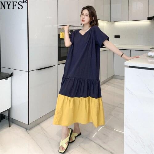 Желтые летние платья NYFS China At AliExpress