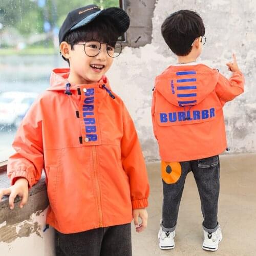 Hot Sale Spring Autumn Coat Outerwear Top Children Clothes Kids Costume Teenage School Boy Clothing High Quality