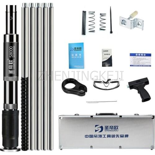 Fully Automatic Nail Gun Ceiling installation Tools Silencer 4 levels Adjustable Woodworking Decoration Nail Shot Steel Nail Gun