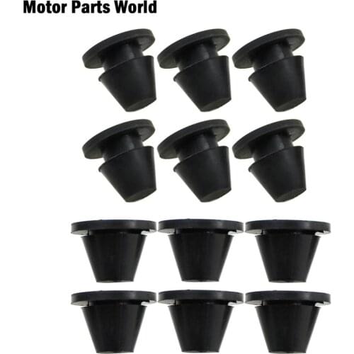 Motorcycle Rubber Side Cover Grommets 6pcs For Harley Touring Street Glide Electra Glide Road Glide FLHR 1996-2020