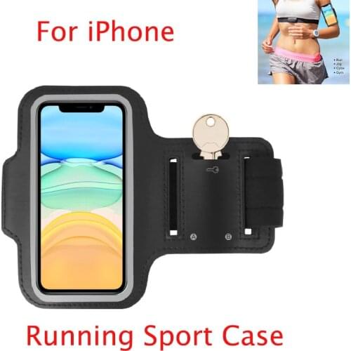 Running Sport Phone Case For iPhone 11 Pro Max Arm Band Smart Phone Holder Bag For iPhone 12 Mini Pro Max Bracelet Fitness Pouch