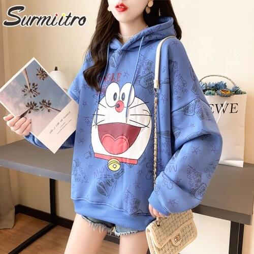 SURMIITRO Women's Sweatshirts With Print