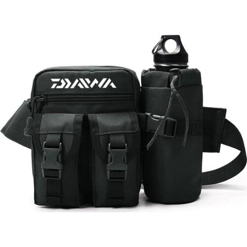 Tactical Fishing Bag Unisex Waist Pack Camouflage Water Bottle Pouch Outdoor Sports Hunting Driving Camping Belt Bag