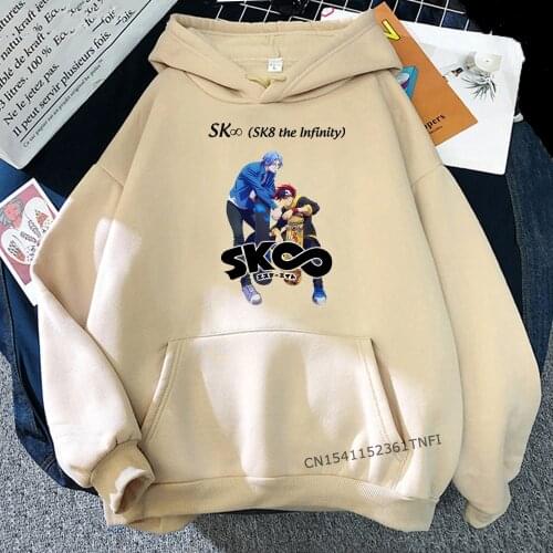Anime Cartoon SK8 Infinity Print Hoodie Streetwear Men Daily Casual Skate Infinity Hoodies High Quality SK8 Infinity Clothes