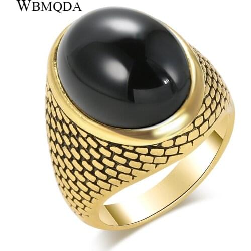 Wbmqda Gold Rings For Men