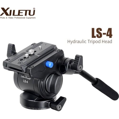 XILETU LS-4 Panoramic Tripod Head Hydraulic Fluid Damping Monopod Slider Video Head for Manfrotto Landscape & Bird Photography