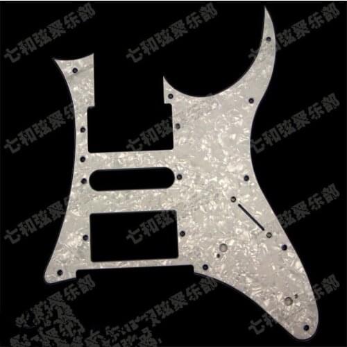 1pcs White Pearl Electric Guitar Pickguard Scratch Plate For Guitar with Screws 10 holes guitar accessories parts