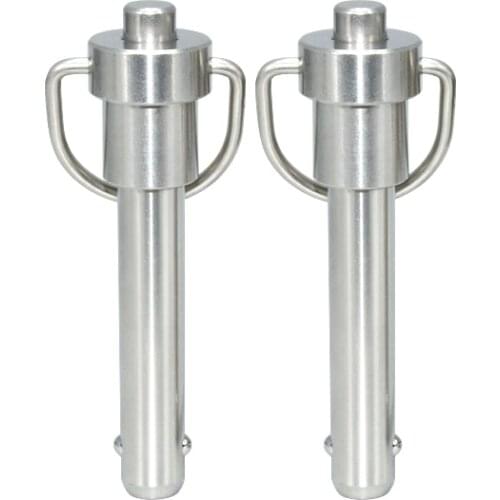 Stainless steel Button Type Ring handle Quick release pin Ball lock pin Pull ring handle quick lock pin diameter 5-25mm