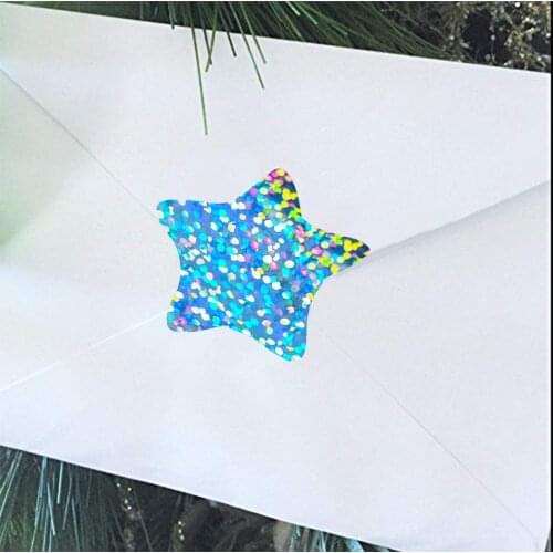 500 Metallic Star Shape Foil Sticker Labels 1.2 Inch Giltter Star Stickers Self-Adhesive Shiney Teacher Star Stickers for Kids