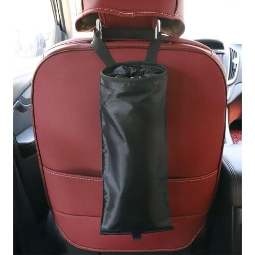 Car Trash Bag Environmentally Friendly Washable Car Organizer Oxford Cloth Car Seat Back Storage Bag Trunk Organizer