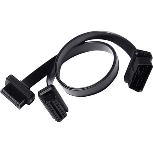 Car OBD2 Splitter Cable 16 Pin Extension Connector Auto Diagnostic Cable Universal For Toyota Honda Nissan Etc Car Accessories