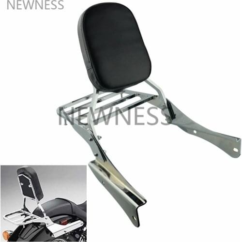 Motorcycle Rear Backrest Sissy Bar Luggage Rack For Honda Shadow Spirit VT750DC VT750 01-08 VT750DC VT 750 DC VT 750 2001 2008