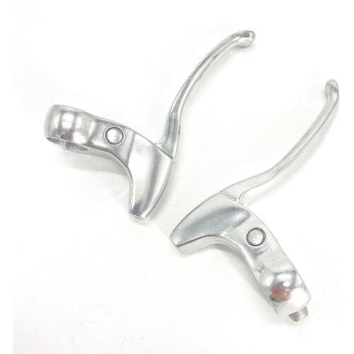 City Bicycle Retro Bike C Caliper Brake Lever Aluminum Alloy 22.2mm Brake Handlebar Silver Winzip