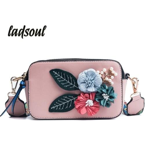 LADSOUL Women's Bags With Flowers