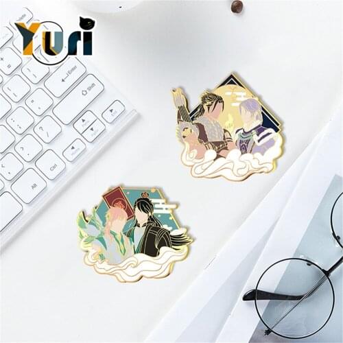 Legend of Exorcism Anime Role Li Jinglong Lu Xu Official Metal Badge Brooch Pin Clothes Bag Acc Cosplay Gift C Pre Order In Oct