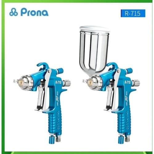 Prona R-715 Paint Spray Gun for Cars R715 Universal Pneumatic Tool Mini Painting Pistol Sprayer Power Tools Air Guns W71 Cup