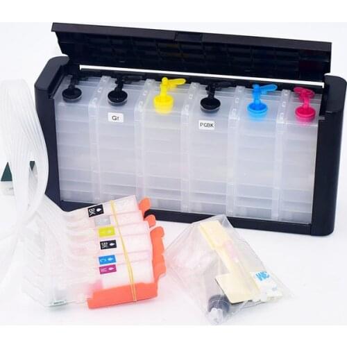 6 Color PGi-450 Cli-451 Continuous Ink System for Canon MG6340 MG7140 MG7540 iP8740 CISS for Canon PGI 450 CLI 451