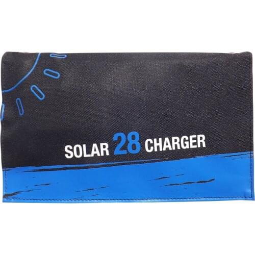 FOVigour 28W folding Solar Panels Cells Charger battery sun power 3 USB Output fast charging Devices Portable for Smartphones