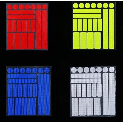 Mountain Bike Frame Reflective Strip Body Sticker Safety Sign Warning Reflective Sticker Safety Warning Reflective Sticker