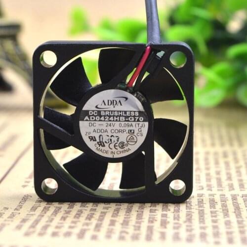 Taiwan FOR ADDA AD0424HB-G70 24V 0.09A chassis 40104cm ultra-thin cooling fan