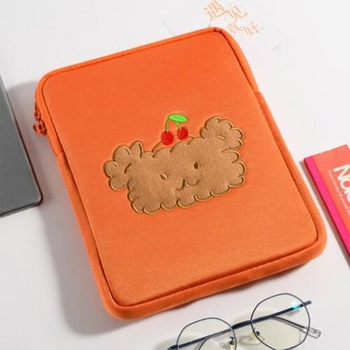 Cherry Bear iPad Liner Bag Protective Case for 9.7/10.5/11inch Tablet Case Laptop Storage Bags Tablet Stand Cover for Ipad 2021