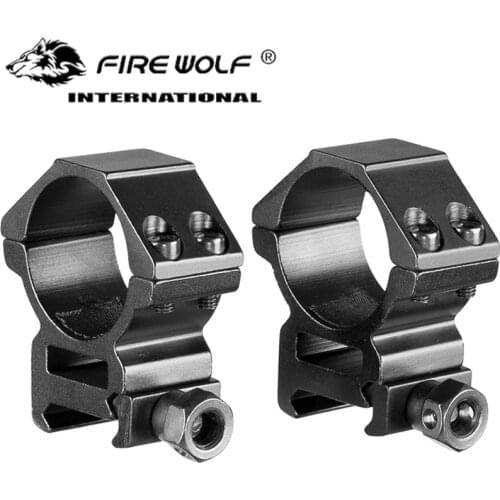 2PCS 30mm Rifle Scope Ring Medium Profile Scope Mount 20mm Picatinny Dovetail Scope Rail Mount Hunting Caza