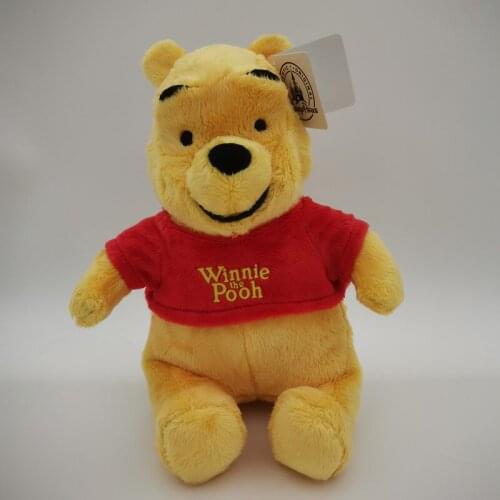 26cm Cute Cartoon Winnie The Pooh Bear Stuffed Animal Soft Plush Toy Doll Birthday Children Gift Collection