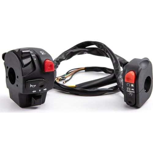 7/8" 22mm Motorcycle Switches Motorbike Horn Button Turn Signal Fog Lamp Light Start Handlebar Electric Controller Switch