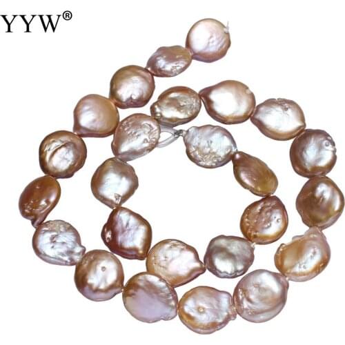 YYW High Quality Cultured Potato Freshwater Pearl Beads natural 13-14mm Approx 1mm Sold Per Approx 16 Inch Strand