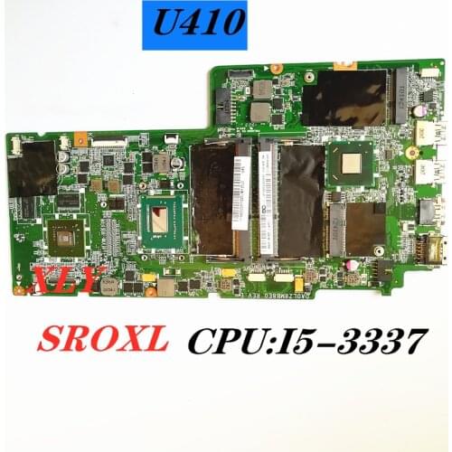 For lenovo IdeaPad U410 motherboard DA0LZ8MB8E0 independent graphics cardI5-3337CPU full test board