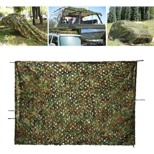 Woodland Camo Netting Camping 2x3m Military Training Photography Camouflage Net Blinds for Hunting Shooting Sunscreen Sunshade