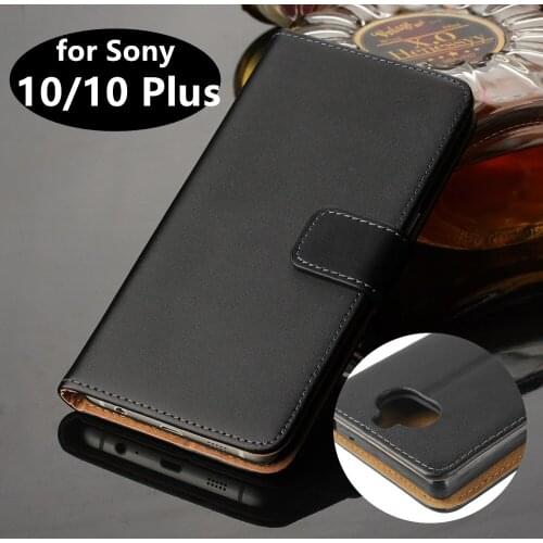 Leather Case for Sony XA3 ULtra XA3 Flip Cover Luxury Wallet case for Sony Xperia 10 10 Plus holster phone shell GG