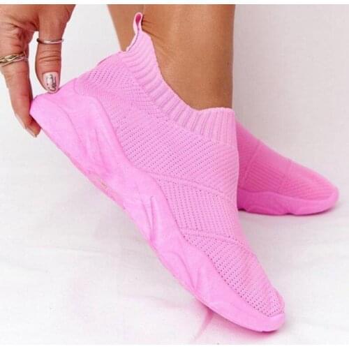 Women Sneakers Casual Shoes Comfortable Mesh Slip-On Ladies Sport Shoes Wedges Chunky Womens Vulcanized Shoes Females Sneakersd