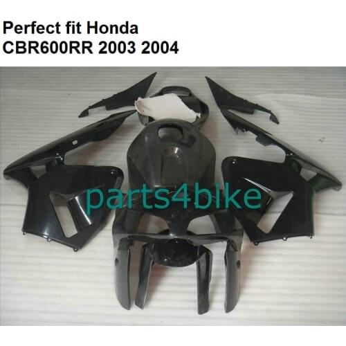 Injection molding fairing for Honda CBR600RR F5 metta black fairings kit CBR600RR 2003 2004 YJ09