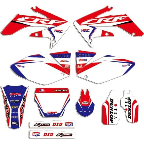 Decal for Honda CRF250R CRF250 2004 2005 Sticker for Honda CRF 250R 250 Full Motorcycle Fairing Graphic Kit