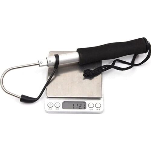 New Stainless Steel Sea Telescopic Fishing Gaff Aluminum Alloy Spear Hook Fish Tackle Outdoor Fishing Tool 60/90/120cm