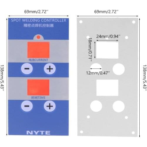 1set Panel Film for Digital Spot Welding Time & Current Controller Welder NY-D04 D05