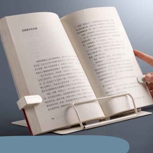 Portable Metal Adjustable Reading Book Holder Support Document Tablet Music Score Boor Bookend Music Score Recipe l29k Home