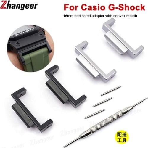 ABS Connector Adapter for Casio G-SHOCK GA-110/100/120 GD-100/110/120 DW-5600 5610 GW-M5610 strap Refit Accessories 16mm to 22mm