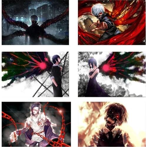 Japanese anime Tokyo Ghoul HD printable paintings and posters on canvas, modern wall art pictures for family bedroom decoration