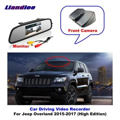 Liandlee Car DVR Wifi Video Recorder Dash Cam Camera For Jeep Overland 2015-2017 (High Edition) Night Vision APP