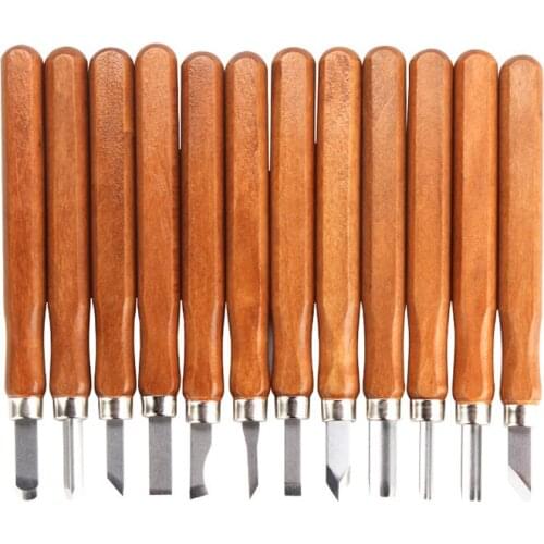 DIY Pen Woodcut Knife Scorper Wood Carving Tools Woodworking Hobby Arts Crafts Nicking Cutter Graver Scalpel 12pcs/Set