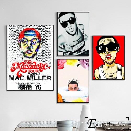 Per Mac Miller No Cry Singer Posters and Prints Wall art Decorative Picture Canvas Painting For Living Room Home Decor Unframed