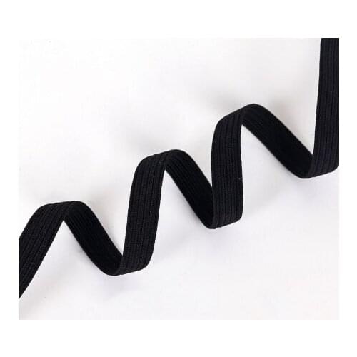 Elastic Cord Stretch Rope 5 Yards 3mm 6mm Rubber Band White And Black Elastic Bands Accessory Seams Diy Sewing Accessories