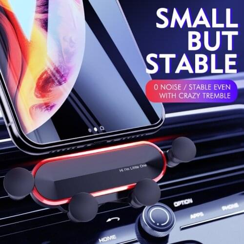 Gravity Car Phone Universal Holder Mobile Phone Holders Stands Fixed Bracket Stable Air Vent Mount iPhone Xiaomi Redmi Samsung
