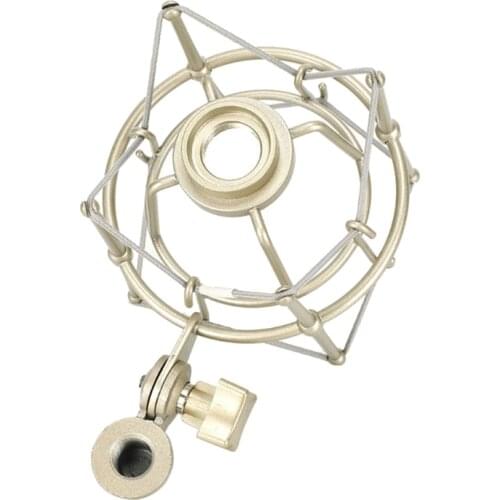 R91A Microphone Metal Shock Mount Bracket Spider Shockproof Suspension Mic Holder Clip Bracket,Great Performance