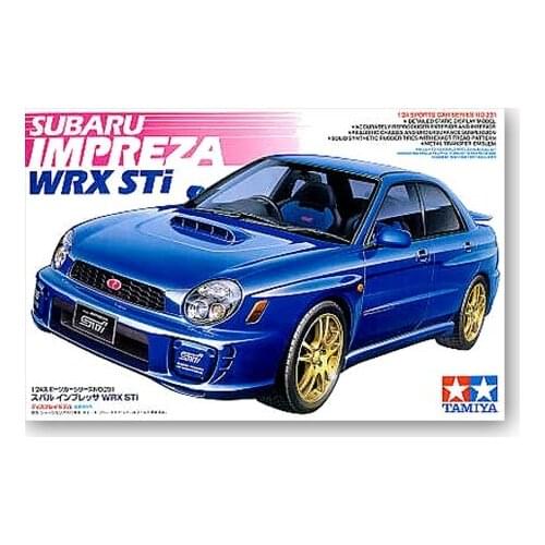 1/24 SUBARU IMPREZA WRX STI Racing Car Model (24231)